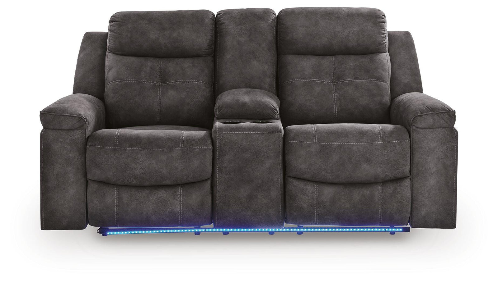 Brysonview Reclining Loveseat with Console (63605-SI) - Image 4