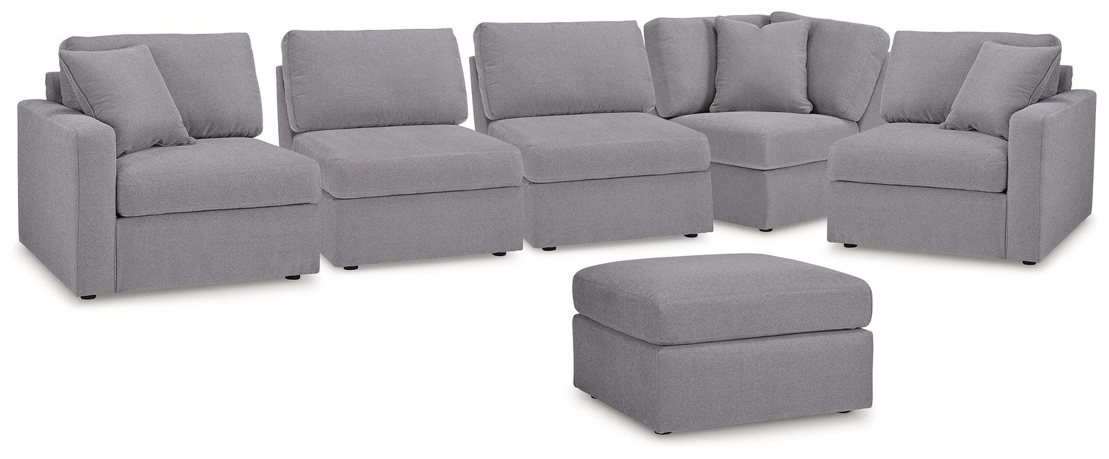 Modmax 5-Piece Sectional and Ottoman (92104-SI)
