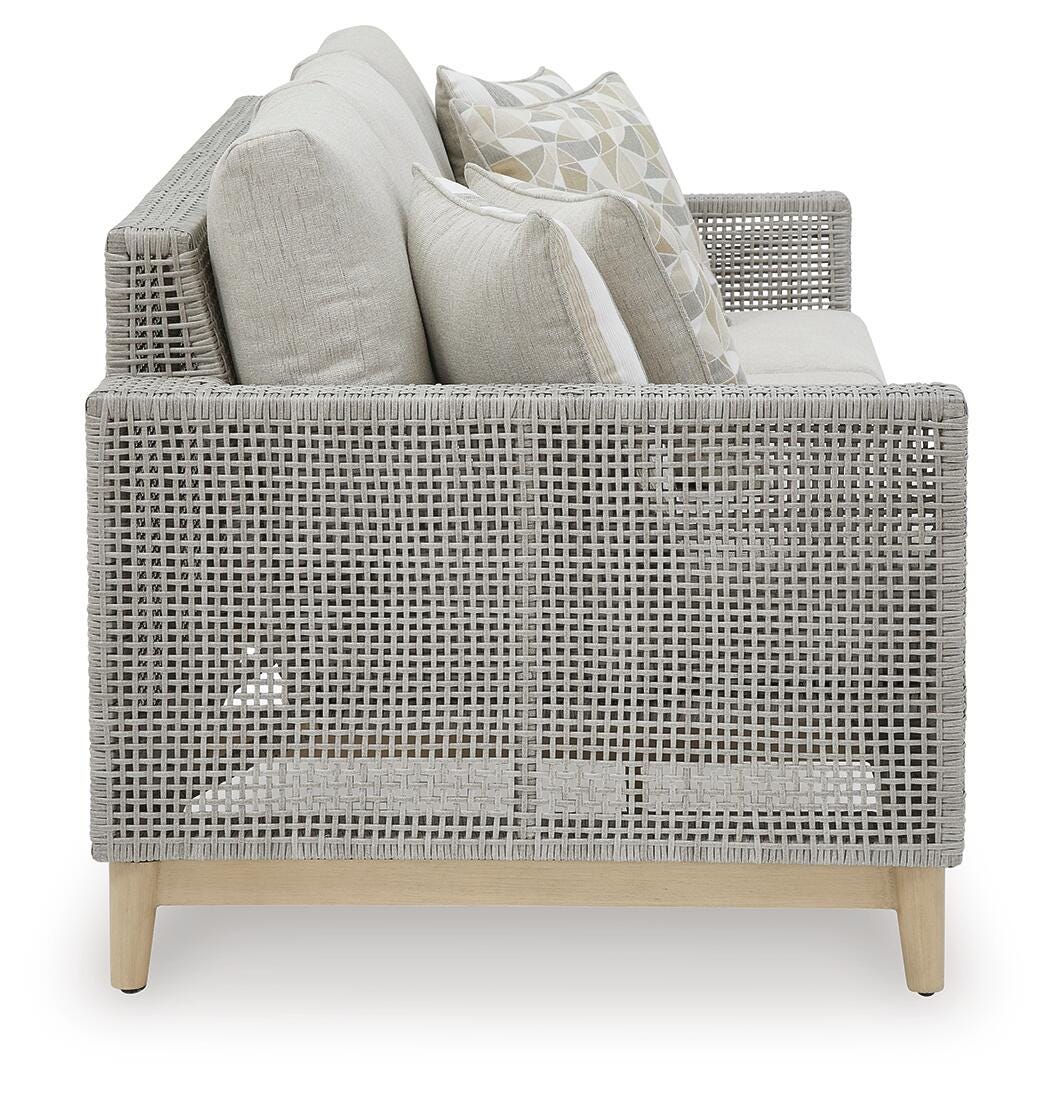 Seton Creek Outdoor Sofa with Cushion (P798-SI) - Image 21