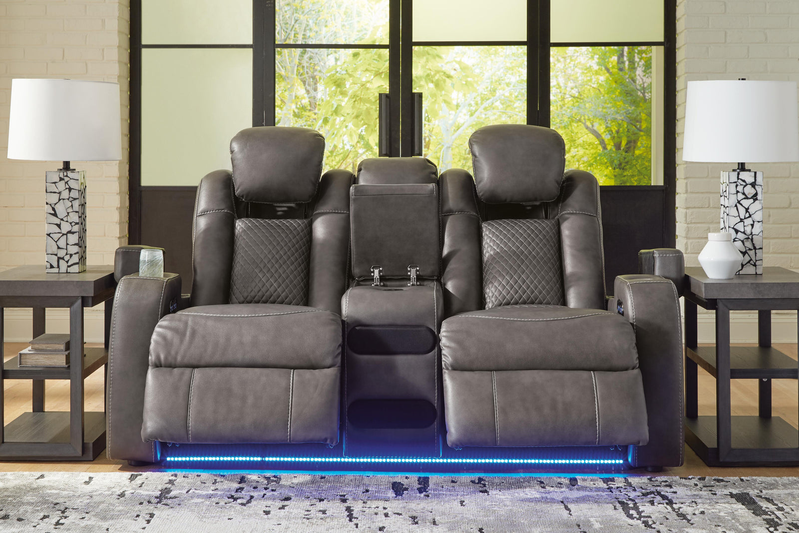 Fyne-Dyme Power Reclining Sofa, Loveseat and Recliner (36602-SI) - Image 19