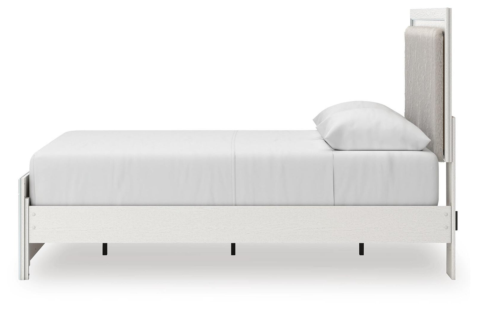 Zuraleus Queen Upholstered Platform Bed, Dresser, Mirror and Nightstand (PCB3381-SI) - Image 13
