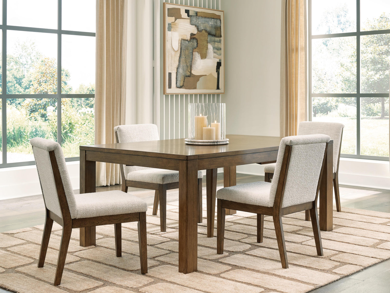 Marxmore Extension Dining Table and 4 Chairs (D863-SI) - Image 4