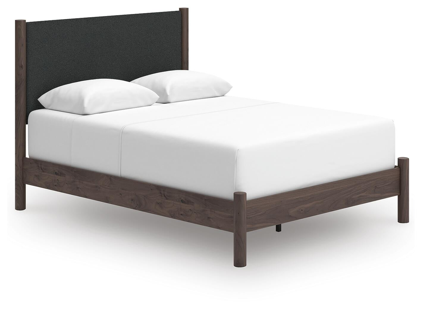 Pamytta Queen Upholstered Panel Bed, Dresser and Mirror (PCB2614-SI) - Image 10