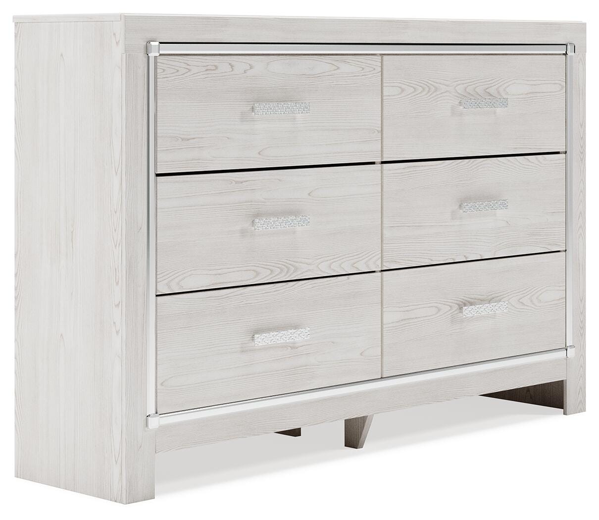 Altyra Panel Bed, Dresser, Chest and 2 Nightstands (B2640-SI) - Image 3