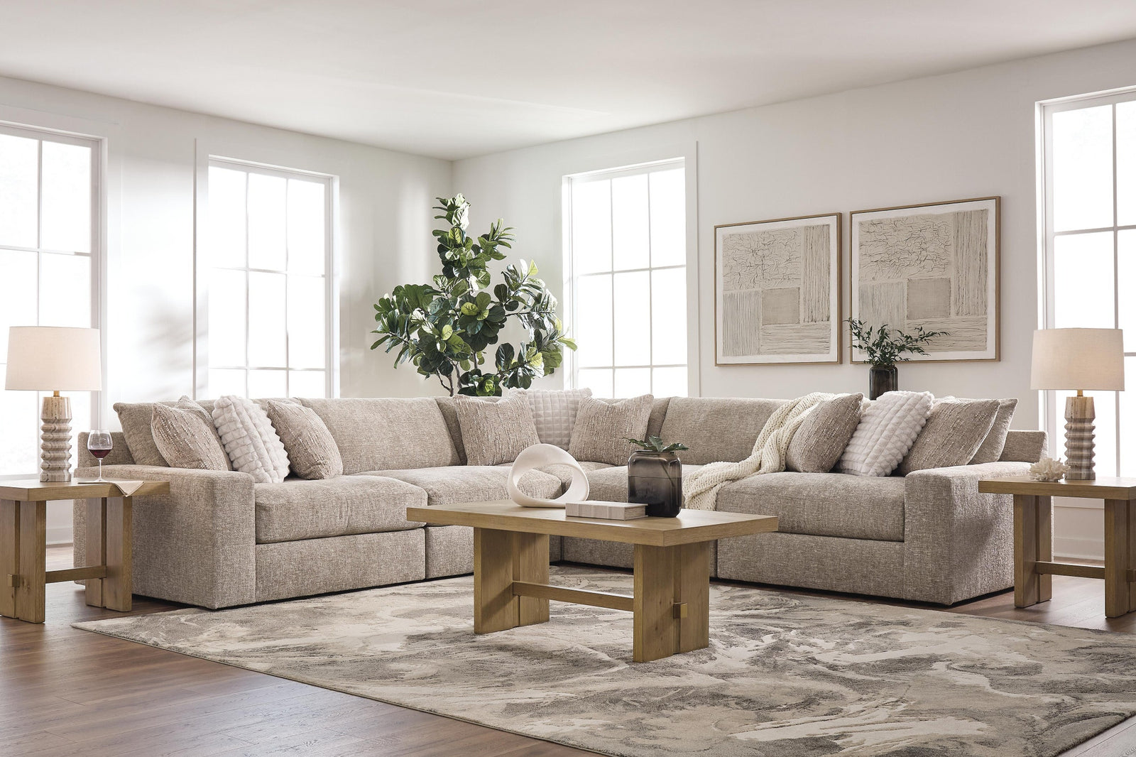 Nexora-Court 5-Piece Sectional (PC68008-SI) - Image 4