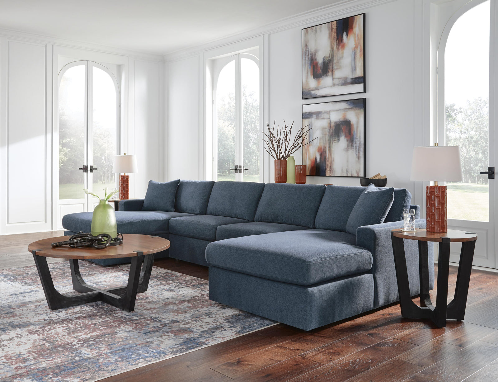 Modmax 4-Piece Sectional with Chaise (92121-SI) - Image 3