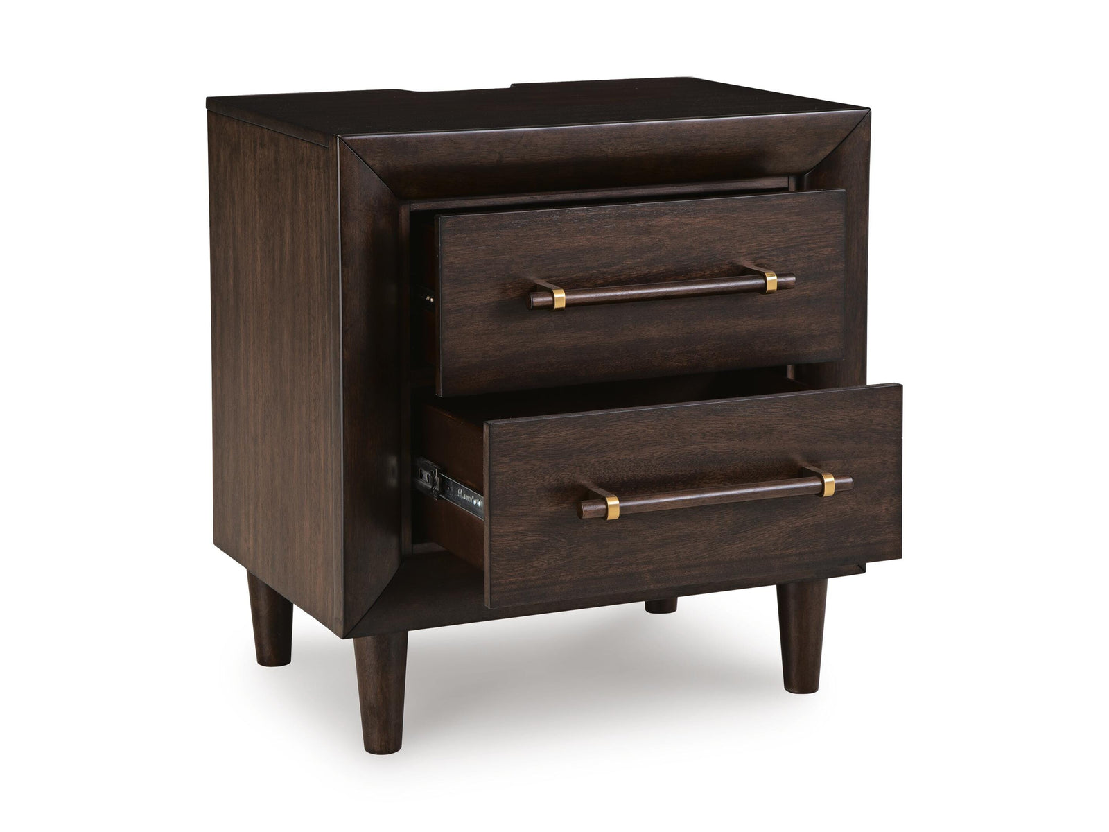 Dantenton Nightstand - Merlot (B611-SI) - Image 5