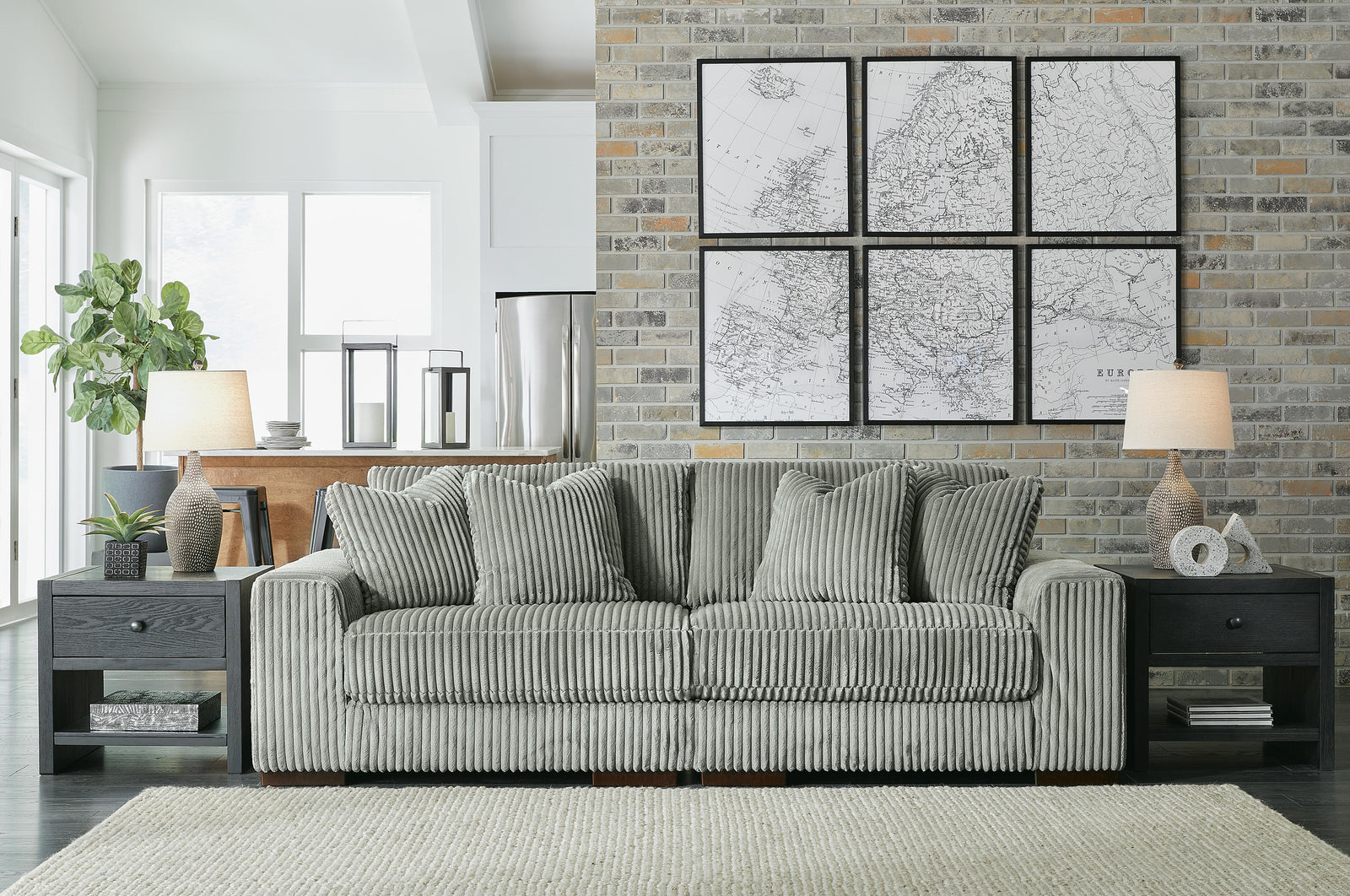 Lindyn 2-Piece Sectional Sofa and Oversized Swivel Accent Chair (21105-SI) - Image 15