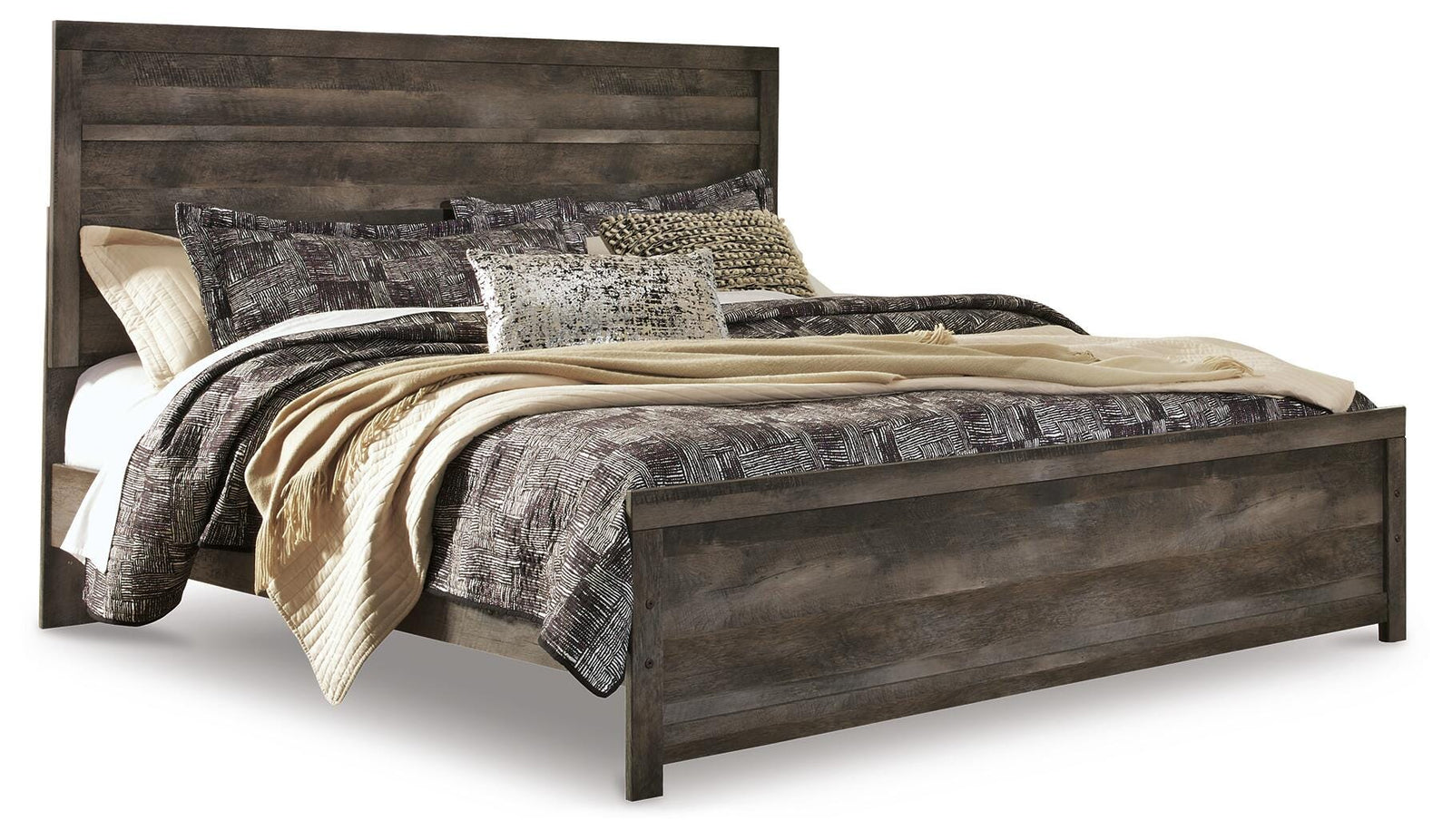 Wynnlow Panel Bed - Gray (B440-SI)