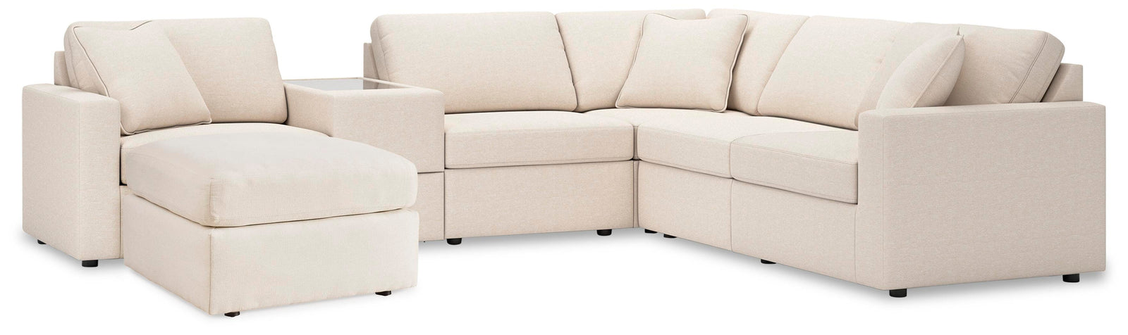 Modmax 6-Piece Sectional and Ottoman (92103-SI)