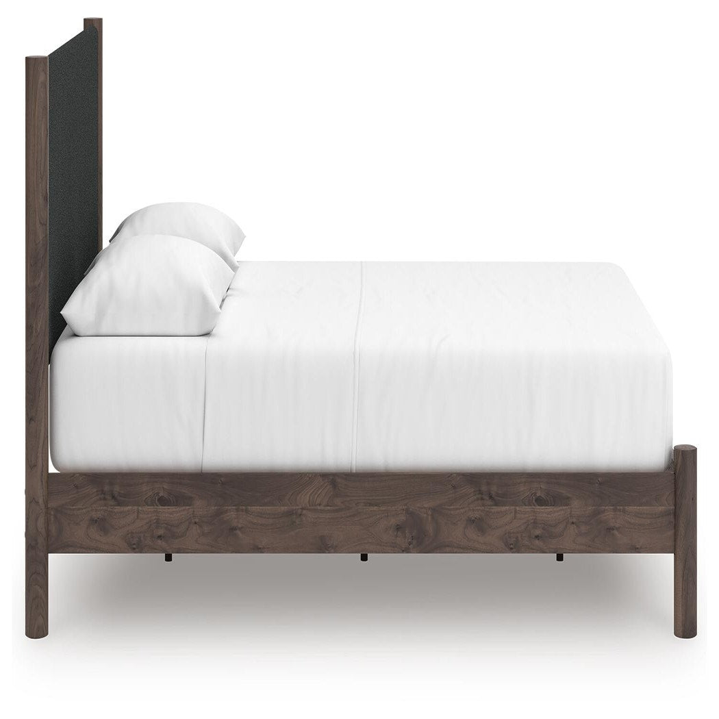 Pamytta Queen Upholstered Platform Bed, Dresser and Mirror (PCB2614-SI) - Image 11