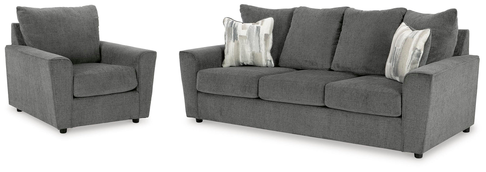 Stairatt Sofa and Chair (28502-SI)