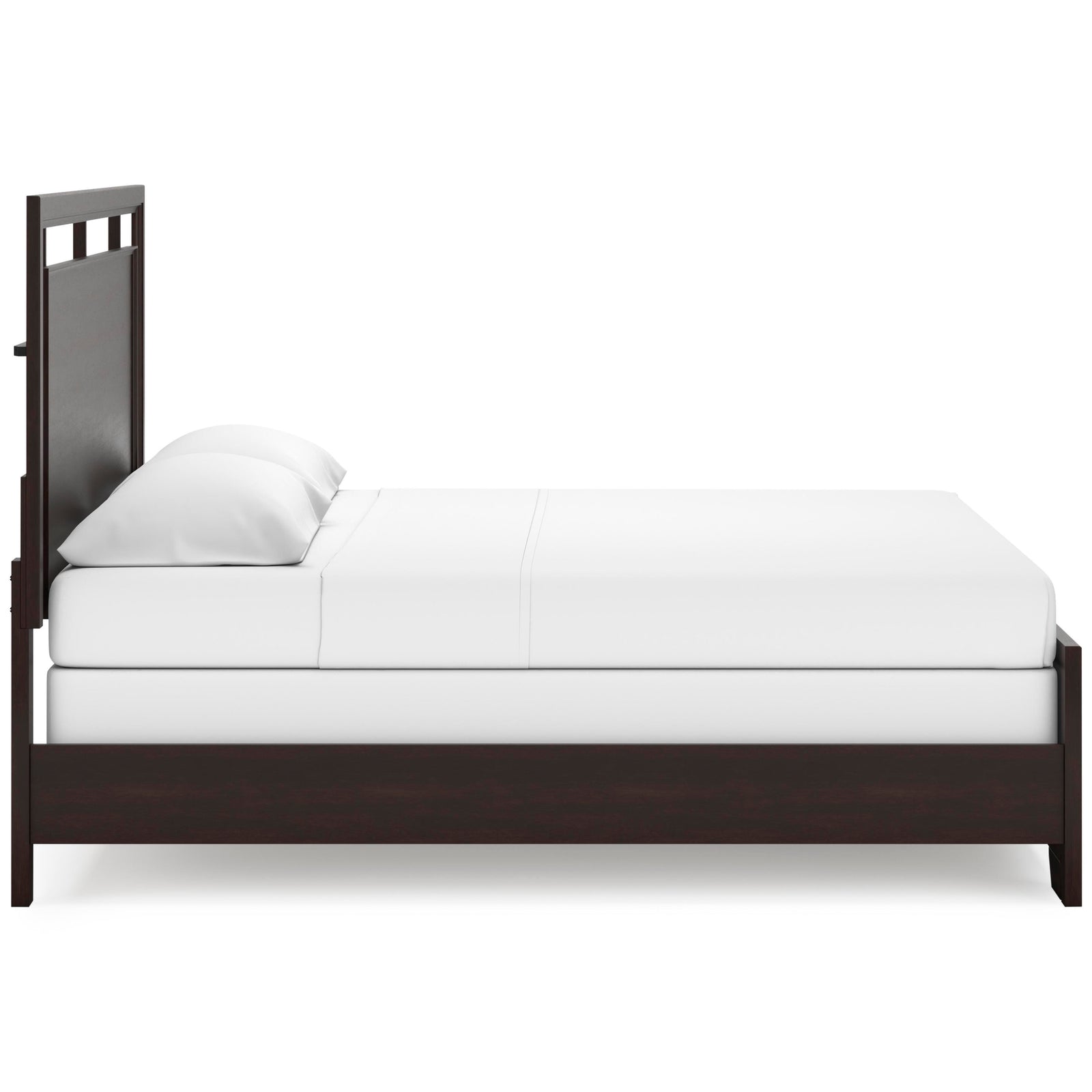 Covetown Panel Bed, Dresser and Mirror - Dark Brown (B441-SI) - Image 9