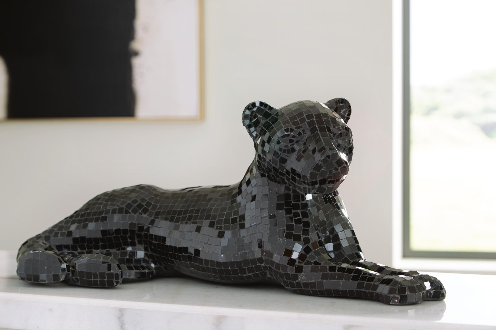 Drice Panther Sculpture (A2000419-SI) - Image 4