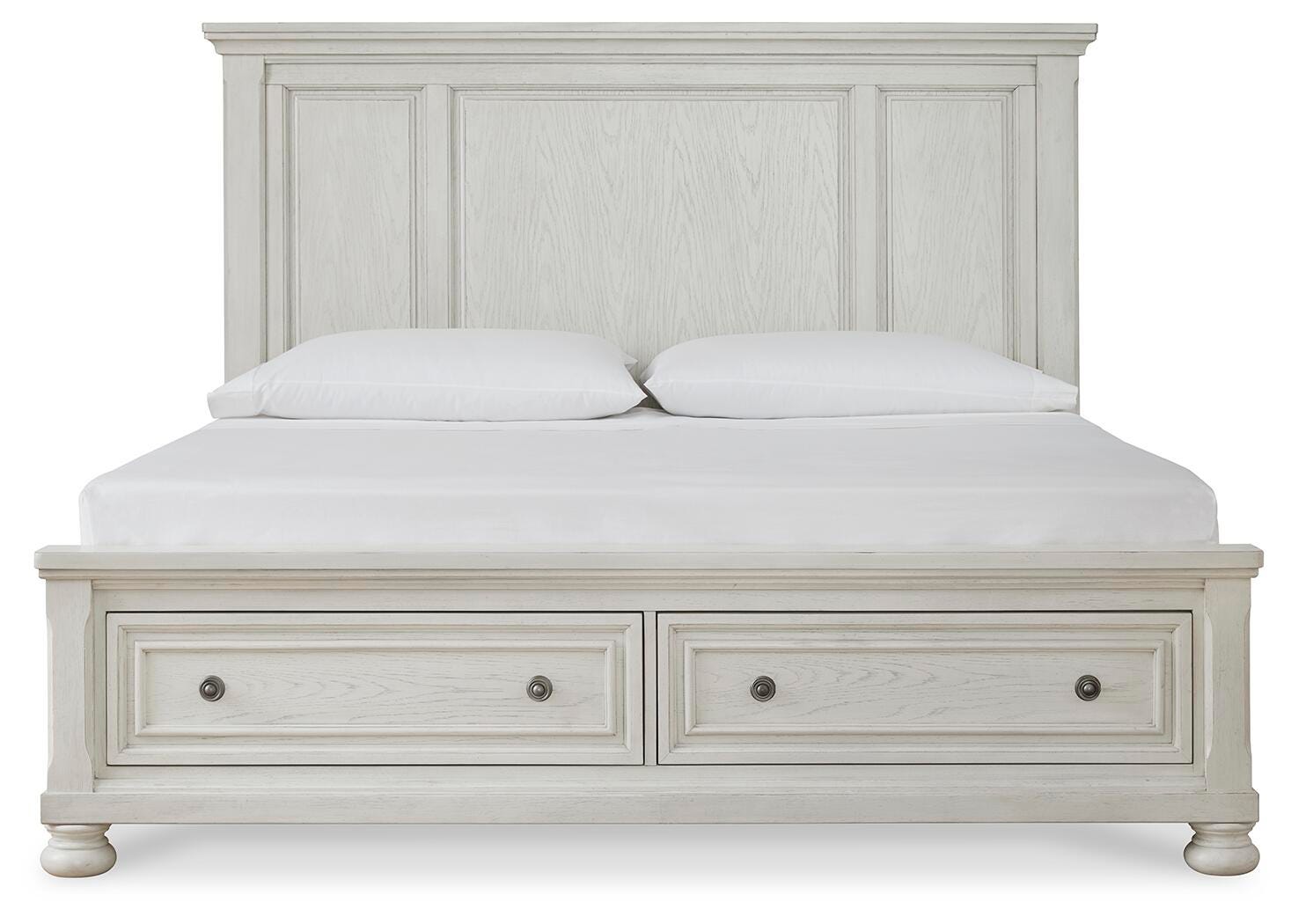 Robbinsdale Panel Storage Bed, Dresser, Chest and 2 Nightstands (B742-SI) - Image 12
