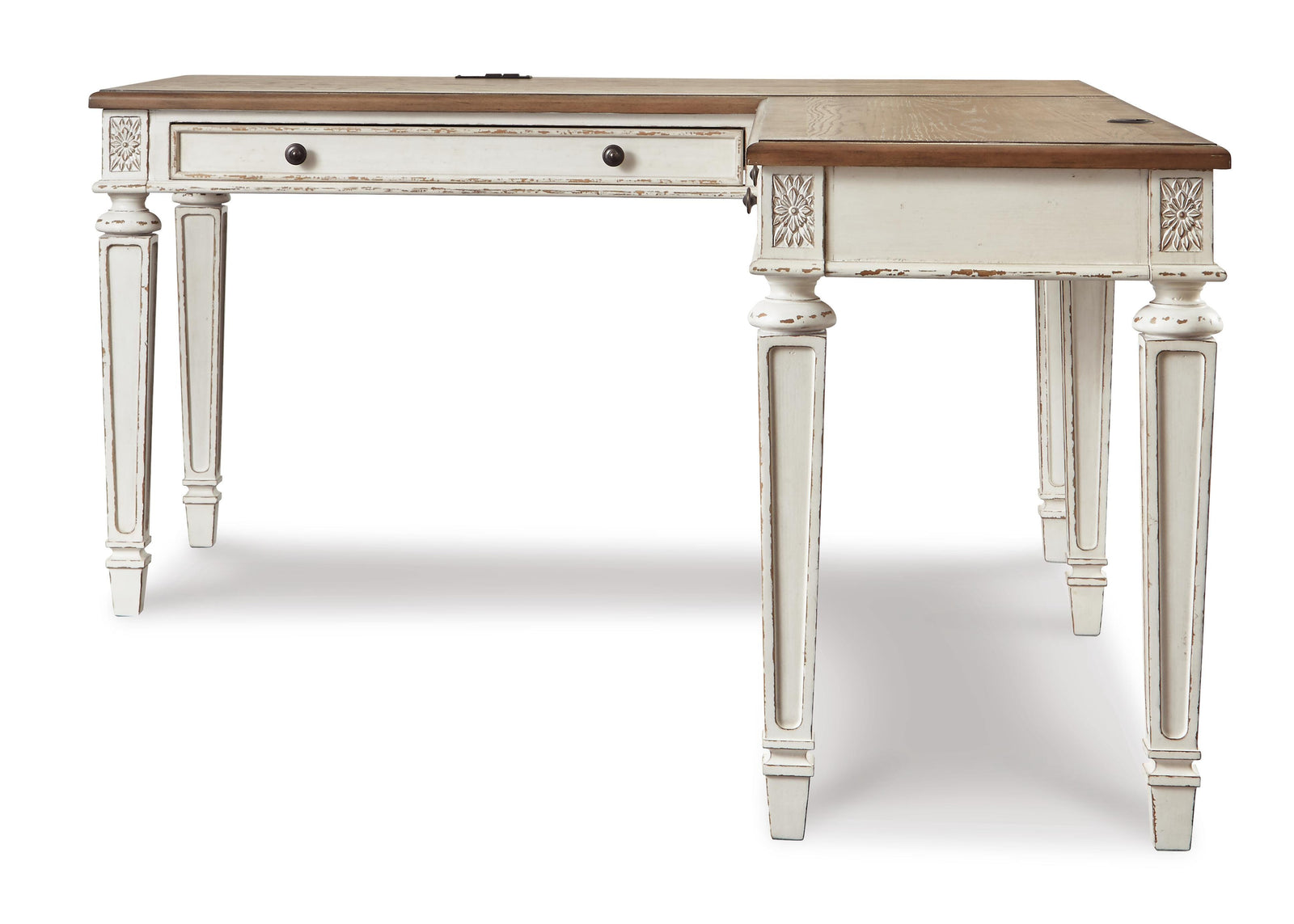 Realyn 2-Piece Home Office Desk (H743-SI) - Image 4