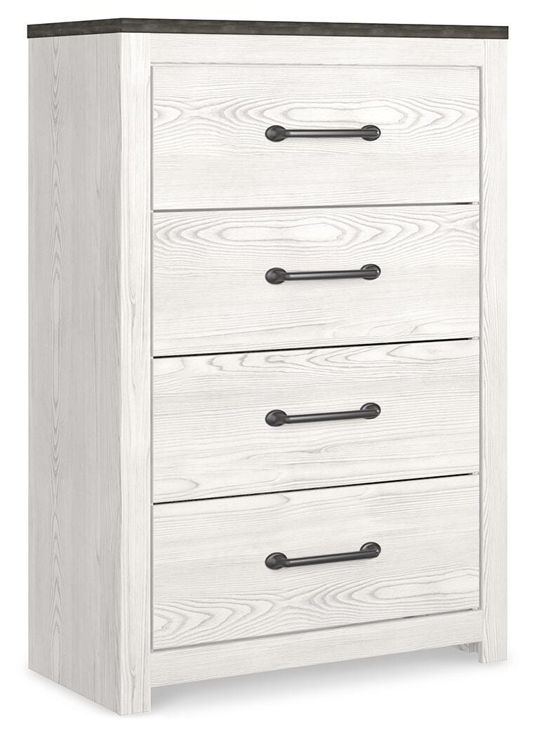 Gerridan Panel Bed and Chest - White/Gray (B1190-SI) - Image 3