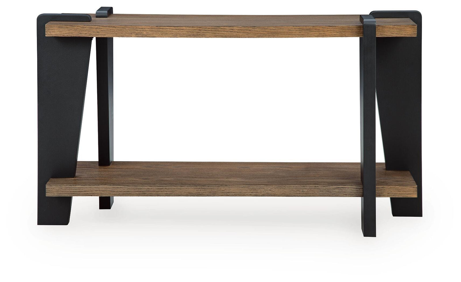 Weathermore Sofa Table - Brown/Black (T531-SI) - Image 2
