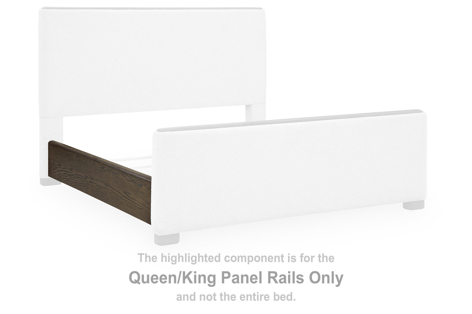 Radkin California King Panel Rails (PCB843-SI) - Image 2