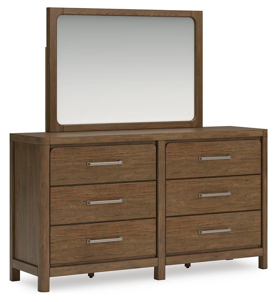 Cabalynn Panel Storage Bed, Dresser, Mirror and 2 Nightstands (B974-SI) - Image 3