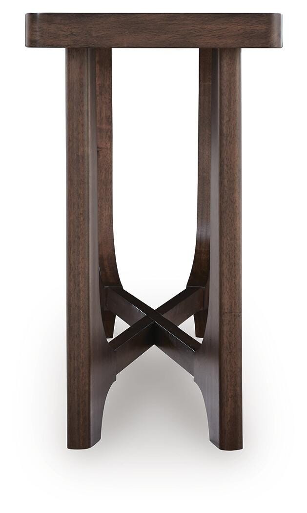 Korestone Sofa Table - Dark Brown (T438-SI) - Image 4