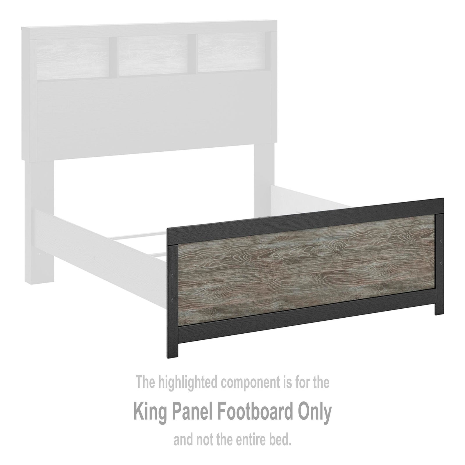 Broachmyn Lighted King Bookcase Headboard (PCB1118-SI) - Image 45