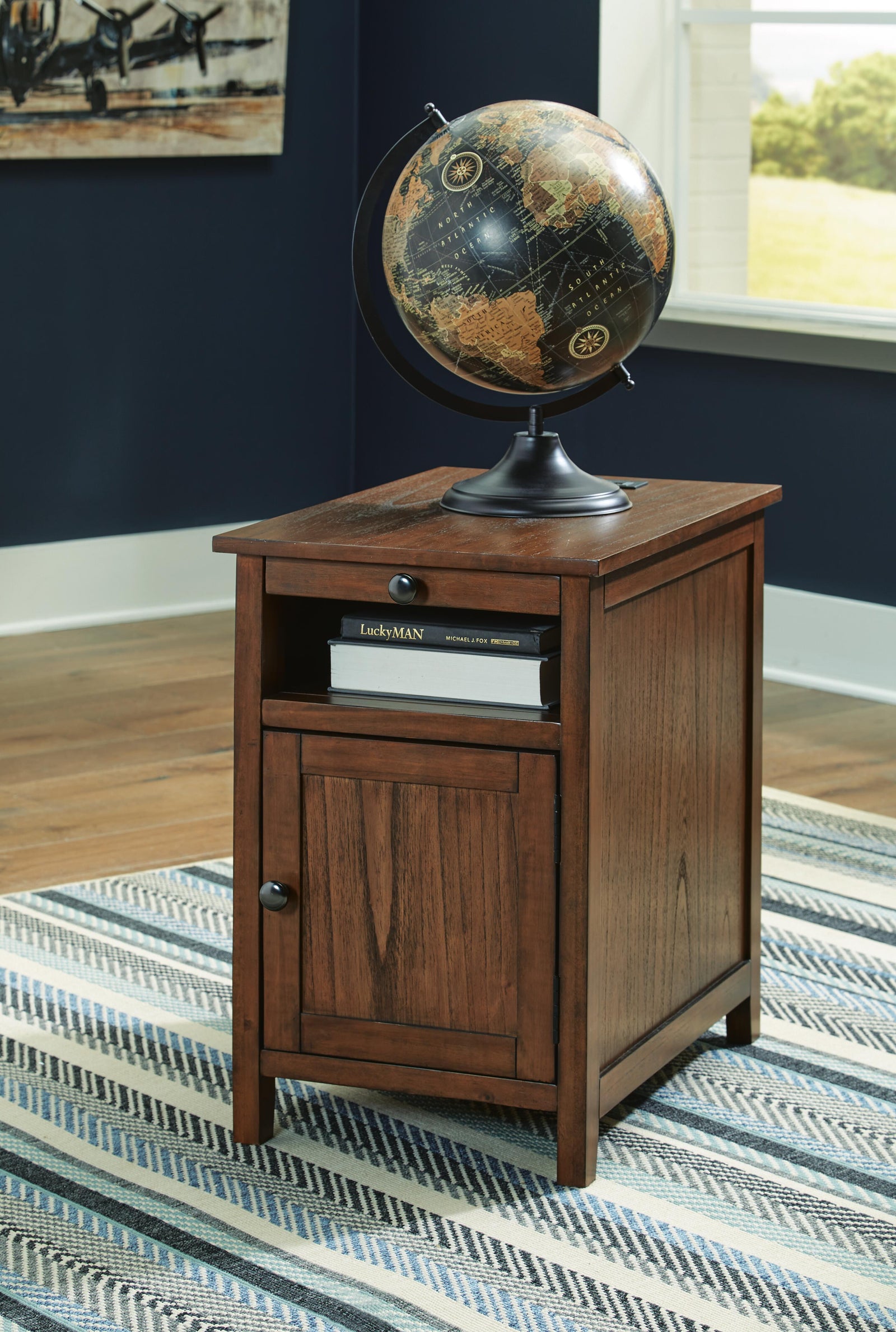 Treytown Chairside End Table - Brown (T300-SI) - Image 6