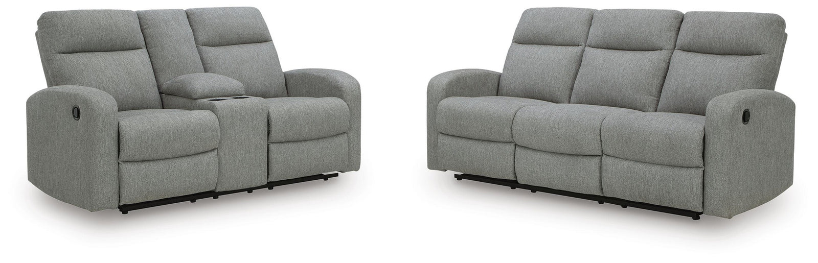 Gauntlet Reclining Sofa and Loveseat (PC42204-SI)