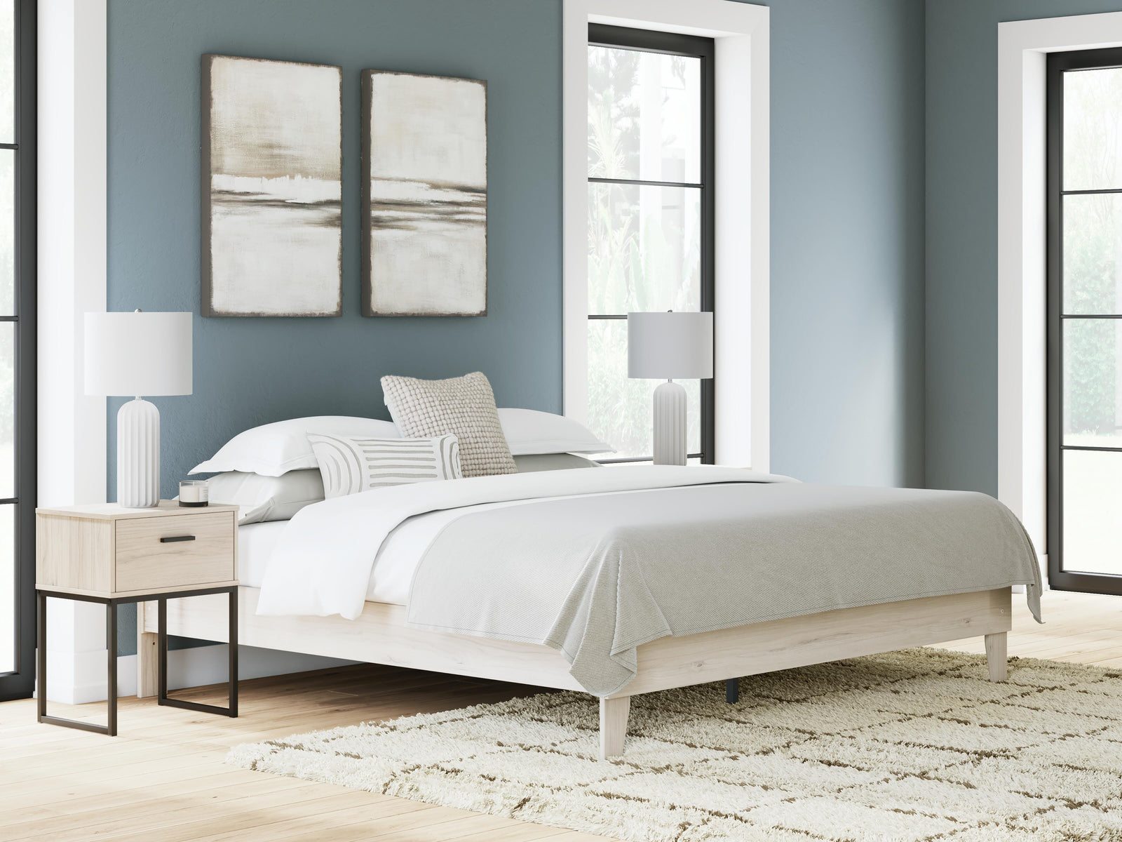 Socalle Platform Bed - Light Natural (EB1864-SI) - Image 8