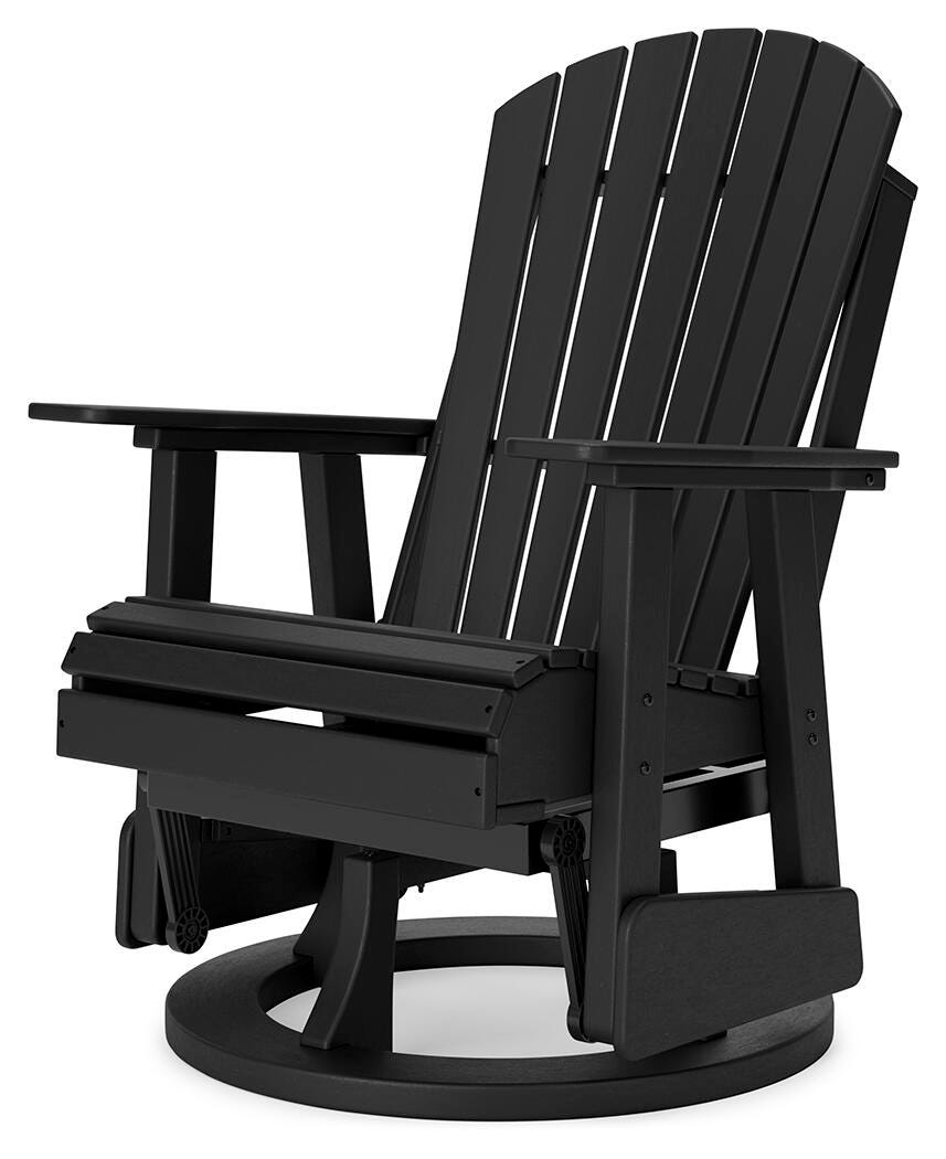 Hyland Wave Outdoor Swivel Glider Chair (P108-SI) - Image 9