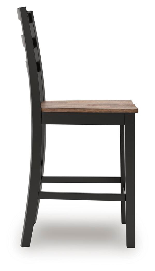 Wildenauer Counter Height Extension Dining Table and 4 Barstools (D634-SI) - Image 7