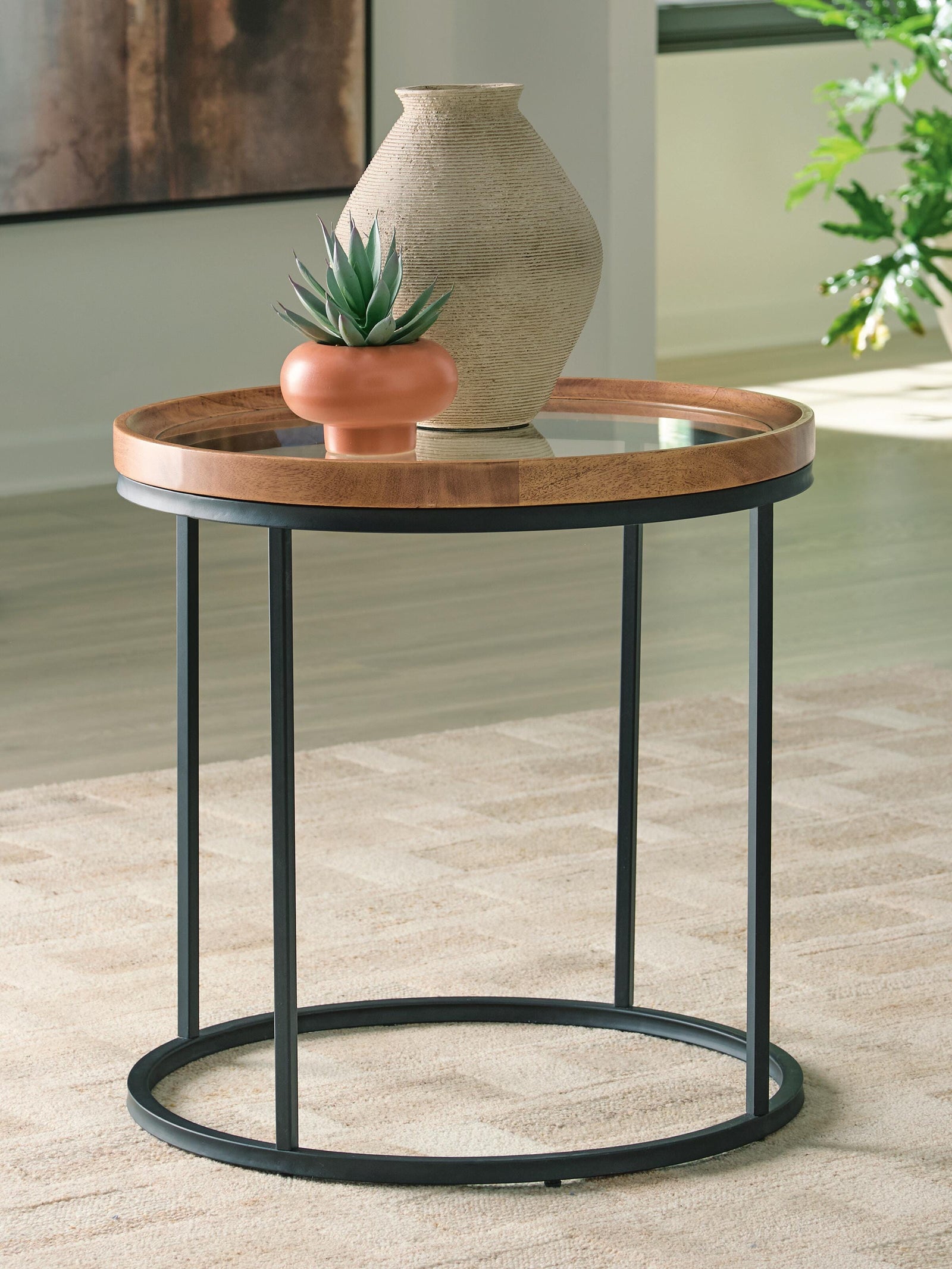 Noraluna End Table - Medium Brown (T502-SI) - Image 2