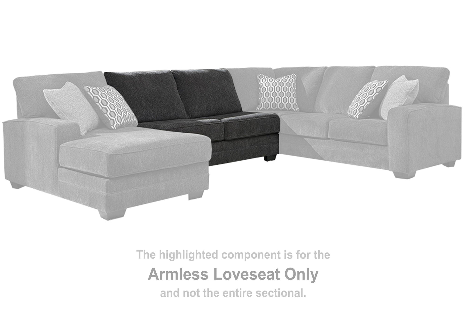 Tracling Left-Arm Facing Sofa with Corner Wedge (72600-SI) - Image 5