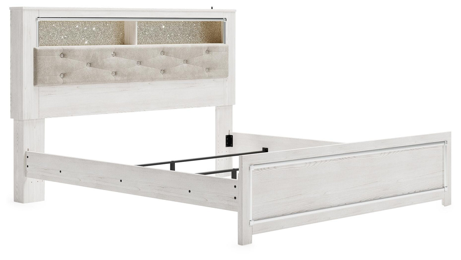 Altyra Panel Bookcase Bed - White (B2640-SI) - Image 7