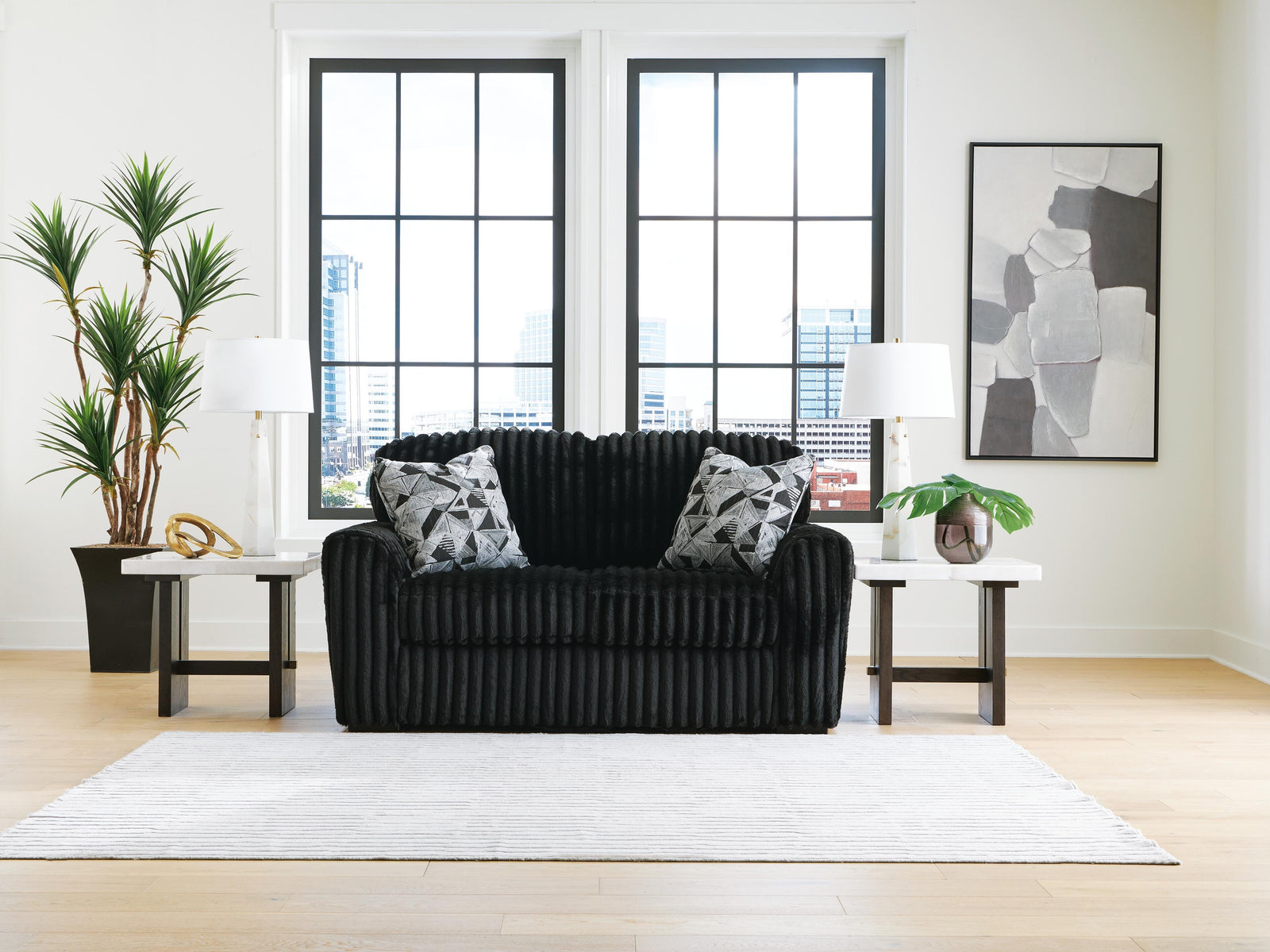 Midnight-Madness Sofa and Loveseat (98103-SI) - Image 9