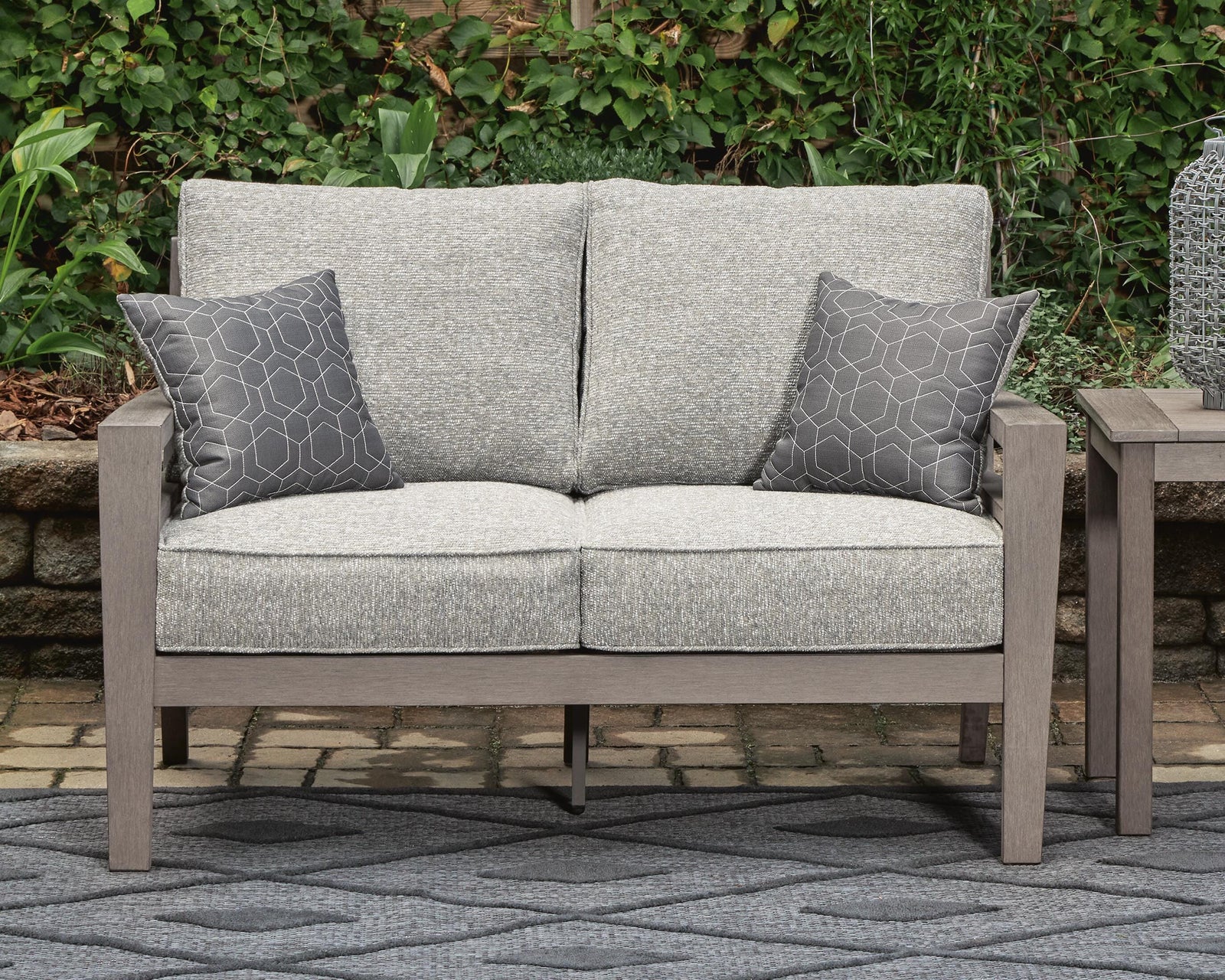 Hillside Barn Outdoor Sofa with Cushion (P564-SI) - Image 7