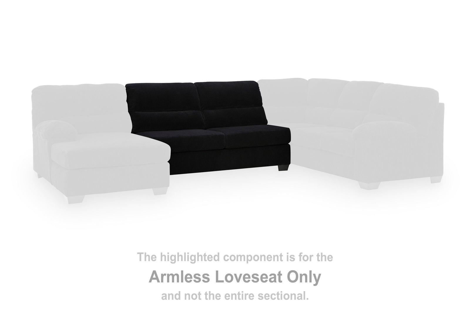 SimpleJoy Right-Arm Facing Sofa with Corner Wedge (24204-SI) - Image 32