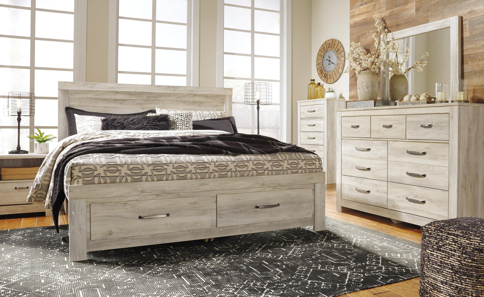 Bellaby Panel Headboard - Whitewash (B331-SI) - Image 19