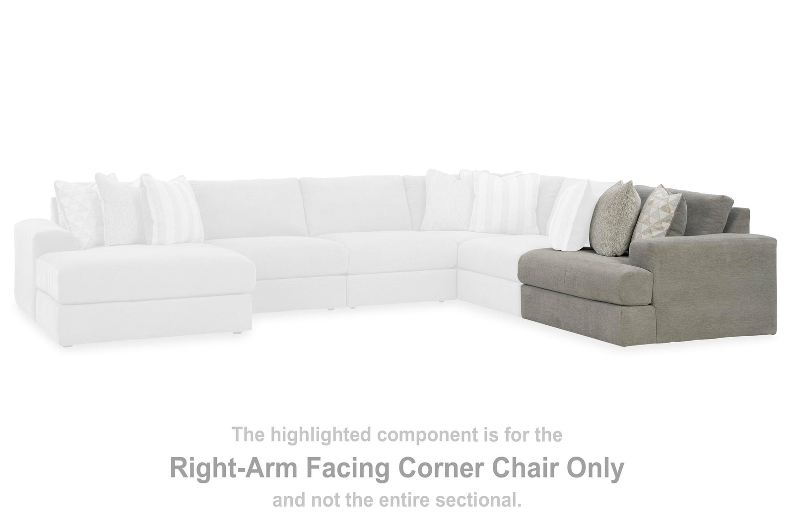 Avaliyah Right-Arm Facing Corner Chaise (58103-SI) - Image 19