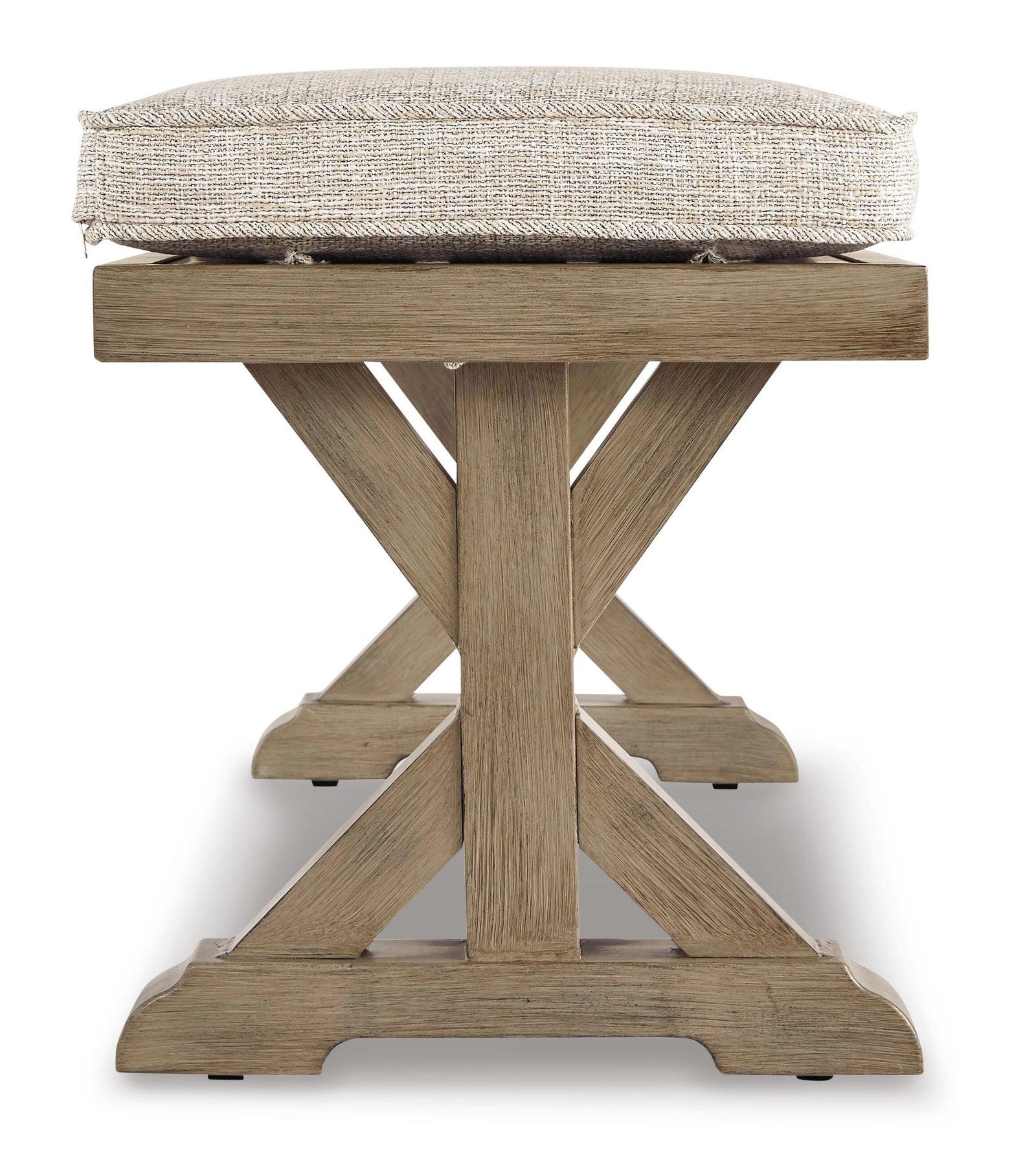 Beachcroft Outdoor Bench with Cushion (P791-SI) - Image 4