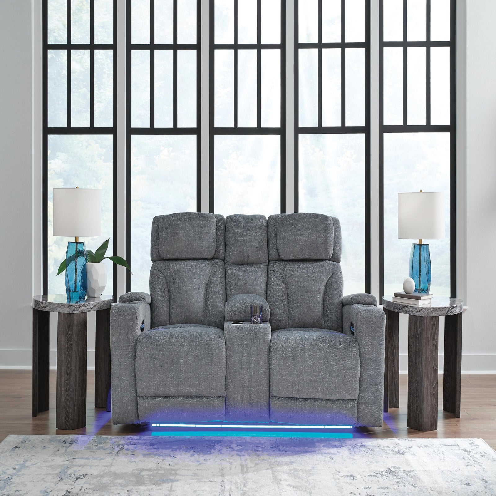 Studio Cave Power Reclining Sofa and Loveseat (PC49802-SI) - Image 14