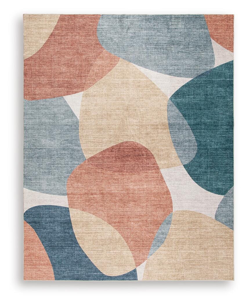Chanleigh Washable 76 x 96 Area Rug (R40737-SI)