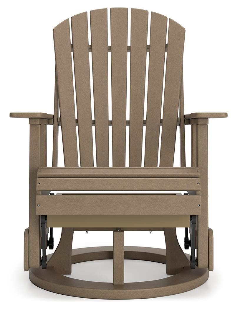 Hyland Wave Outdoor Swivel Glider Chair (P114-SI) - Image 4
