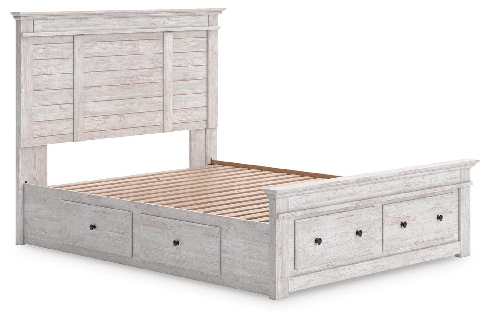 Makidern Queen Panel Storage Bed (PCB1171-SI) - Image 3