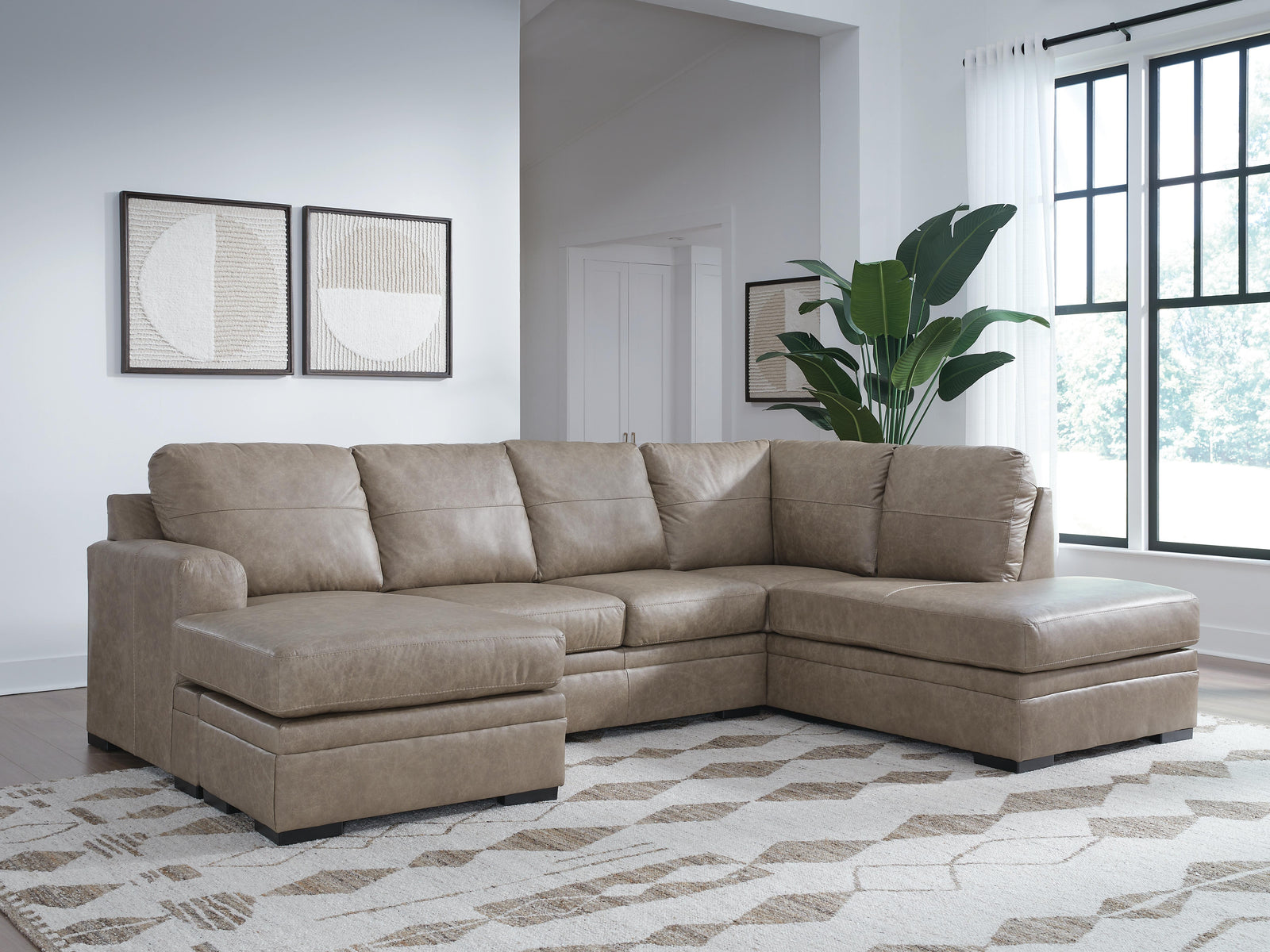 Amuleto 2-Piece Sectional with Chaise (22405-SI) - Image 2