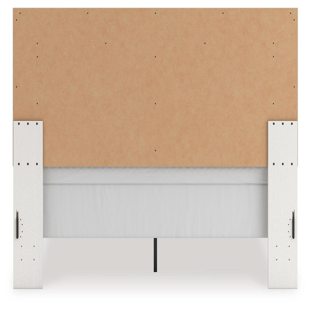 Zuraleus King Upholstered Panel Bed, Dresser, Mirror and Nightstand (PCB3381-SI) - Image 13
