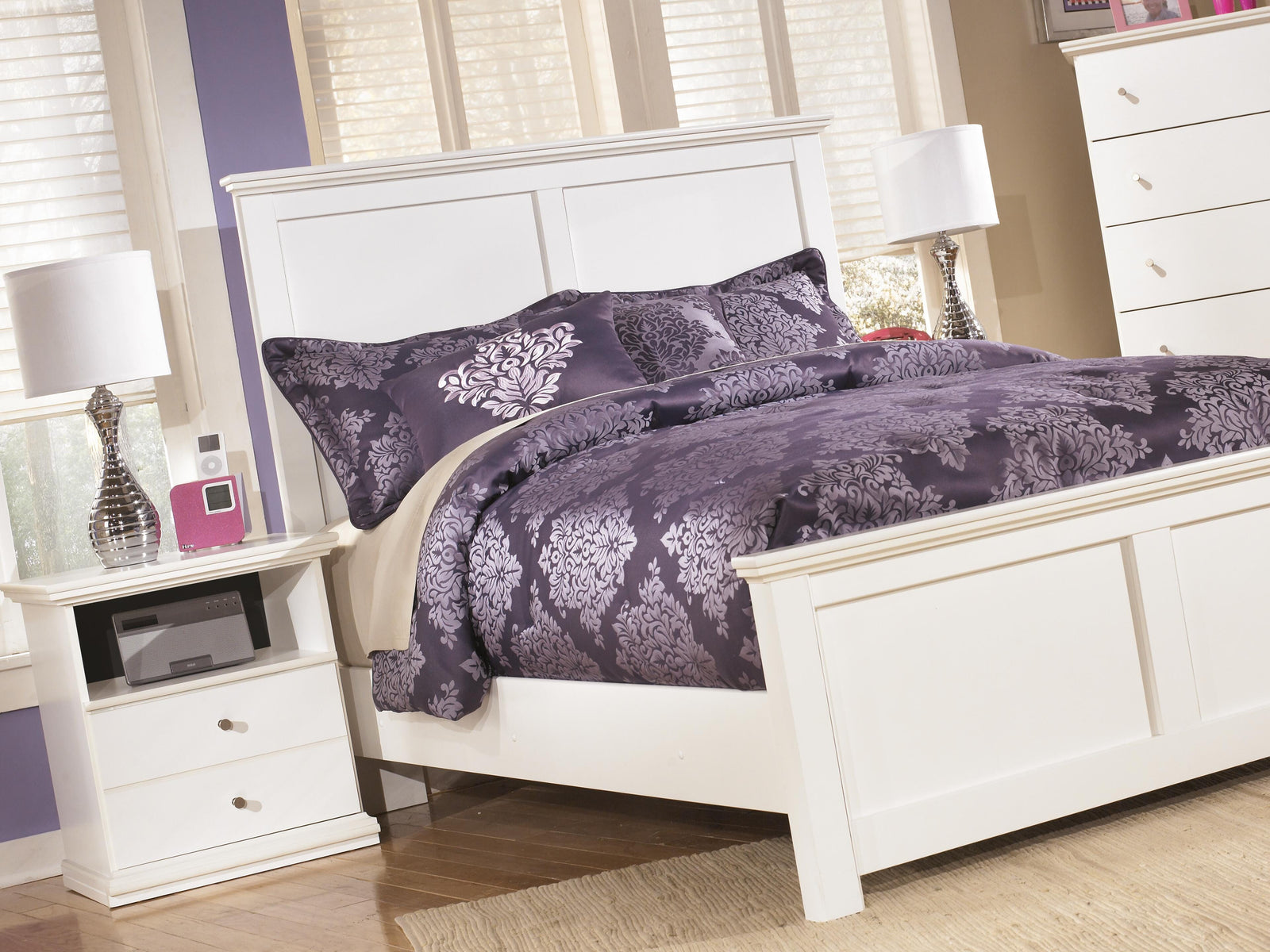Bostwick Shoals Nightstand - White (B139-SI) - Image 4