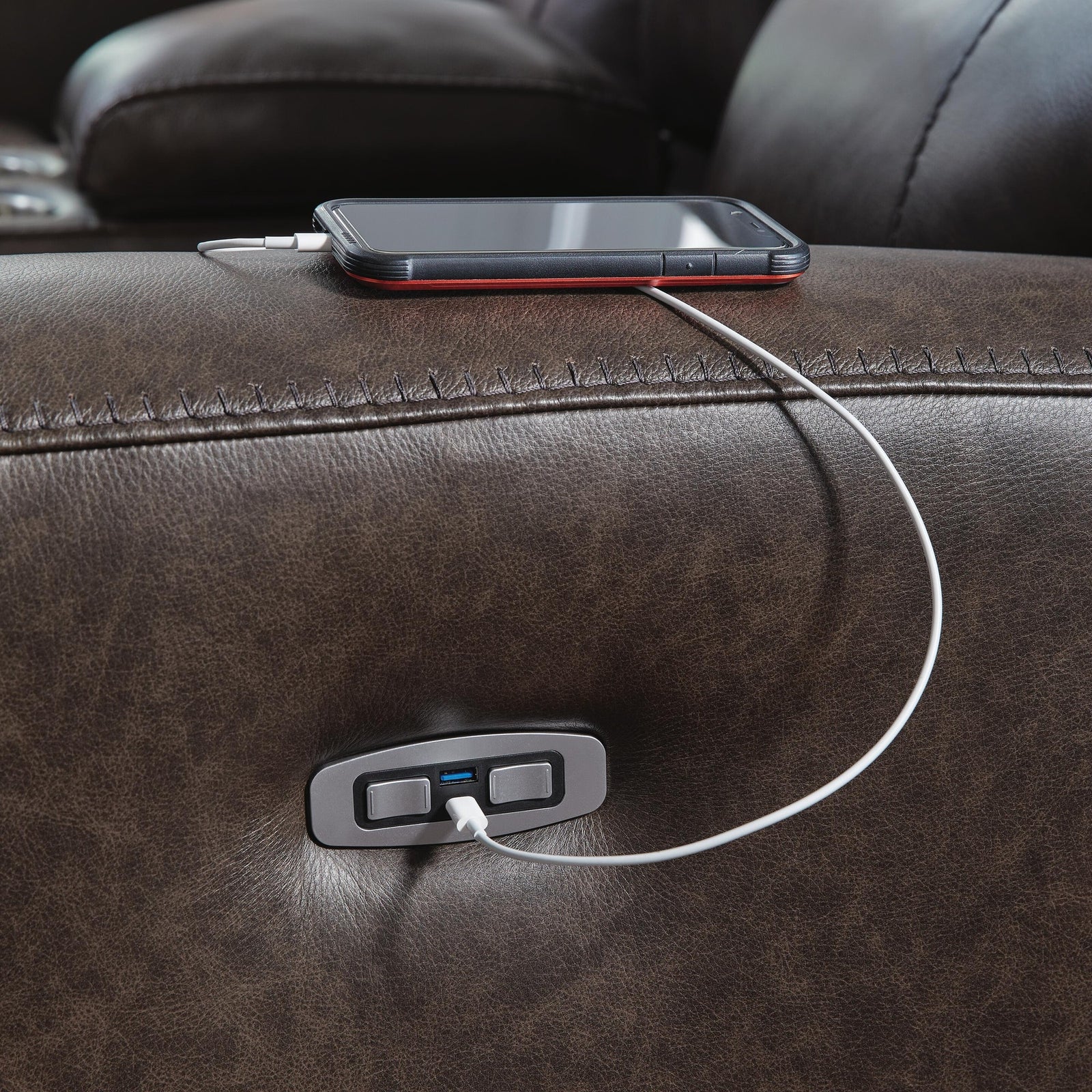 Crossplex Power Recliner (PCU64506-SI) - Image 9