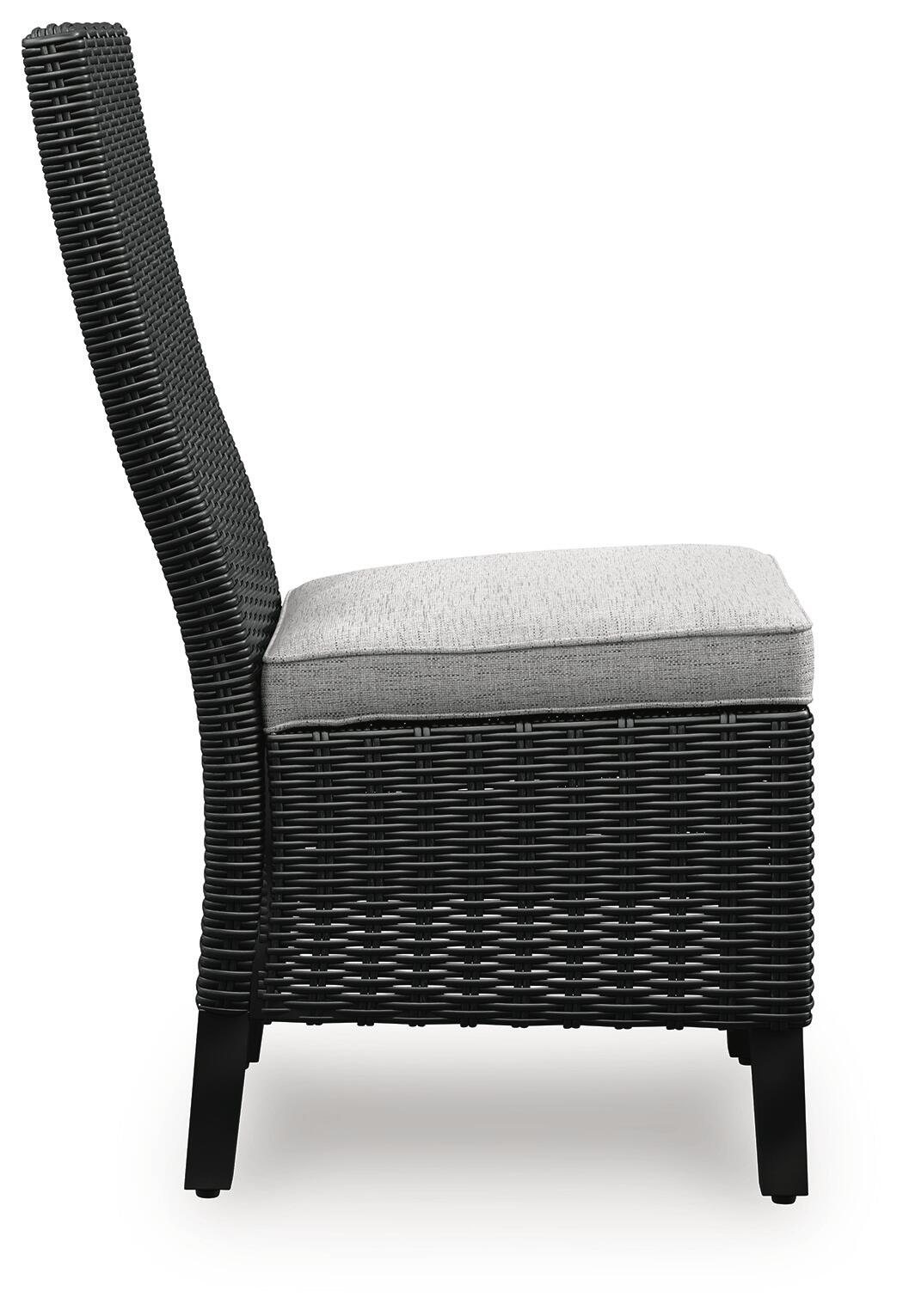 Beachcroft Outdoor Side Chair with Cushion (Set of 2) (P792-SI) - Image 7