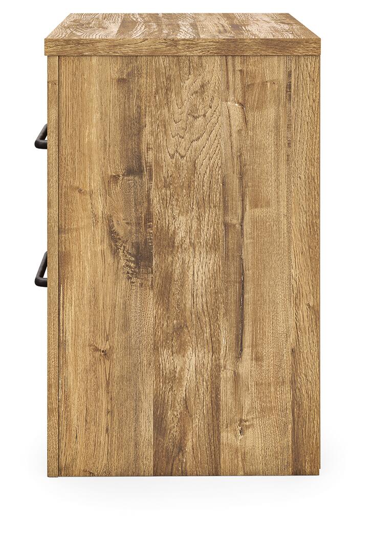 Maystonna King Crossbuck Panel Bed, Dresser, Mirror and Nightstand (PCB1580-SI) - Image 21